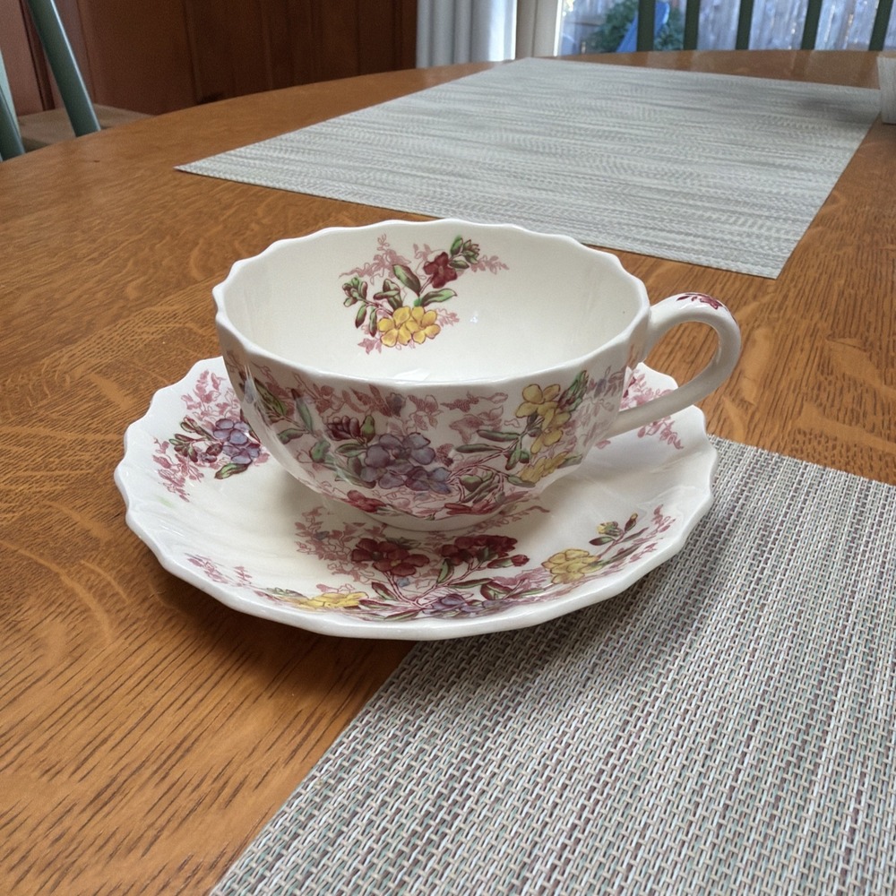 Copeland Spode Fairy Dell Teacup & Saucer Excellent